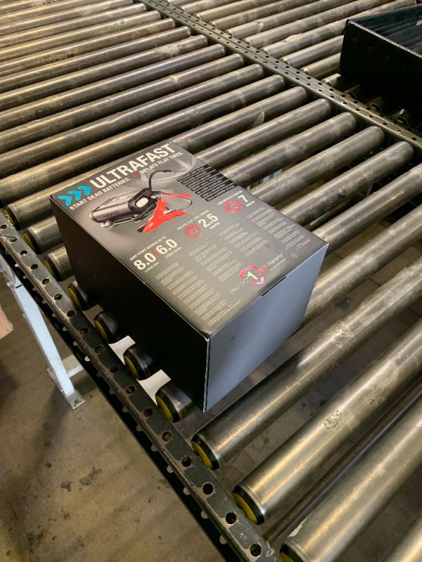 Photo 1 of NOCO Boost+Air AX65: 2000A Jump Starter with Air Compressor Tire Inflator – Starts 8.0L Gas & 6.0L Diesel – 67 SLPM Airflow Inflates 0–40 PSI in 2 Minutes