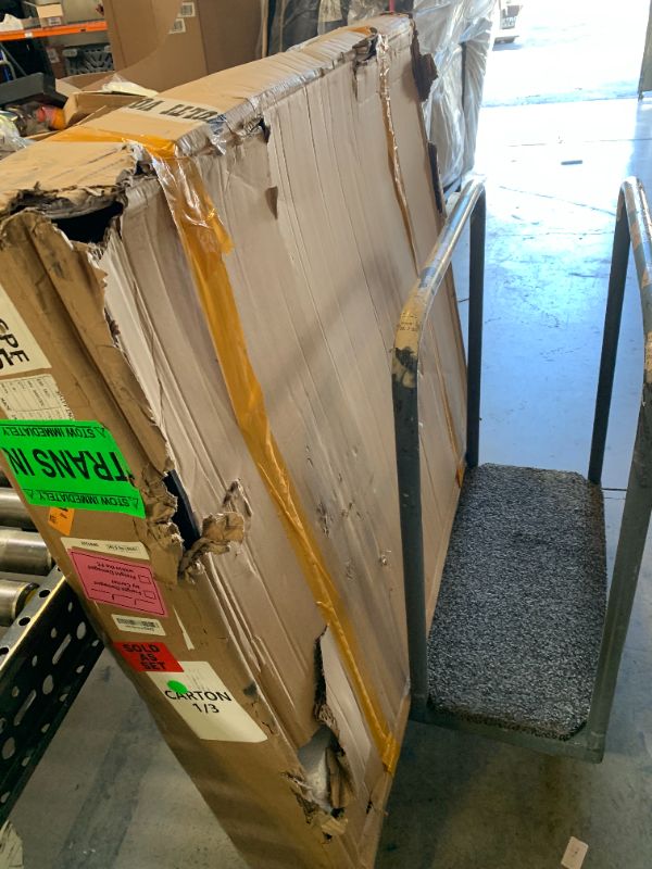 Photo 1 of YITAMOTOR 4000lbs Skid Steer Pallet Fork Attachment, 48" Fork Blades and 45" Pallet Fork Frame for Loaders Tractors Quick Tach Mount