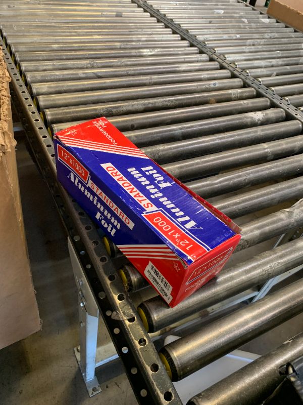 Photo 1 of Ox Plastics Standard Premium Aluminum Foil | 12”x1000 Feet Long | Industrial Size and Strength | Commercial Grade & Length Foil Wrap for Food Service Industry and Home Use| Strong Silver (1 Pack)