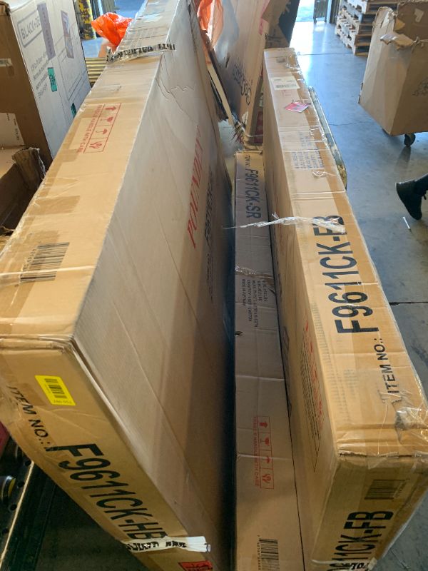 Photo 1 of poundex full mattress frame full set 