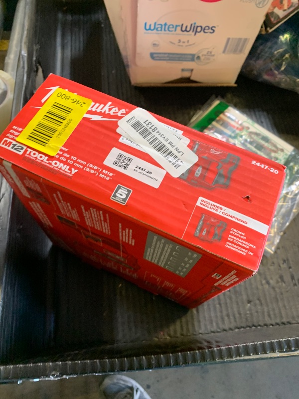 Photo 1 of Milwaukee 2447-20 M12 3/8â€ Crown Stapler
