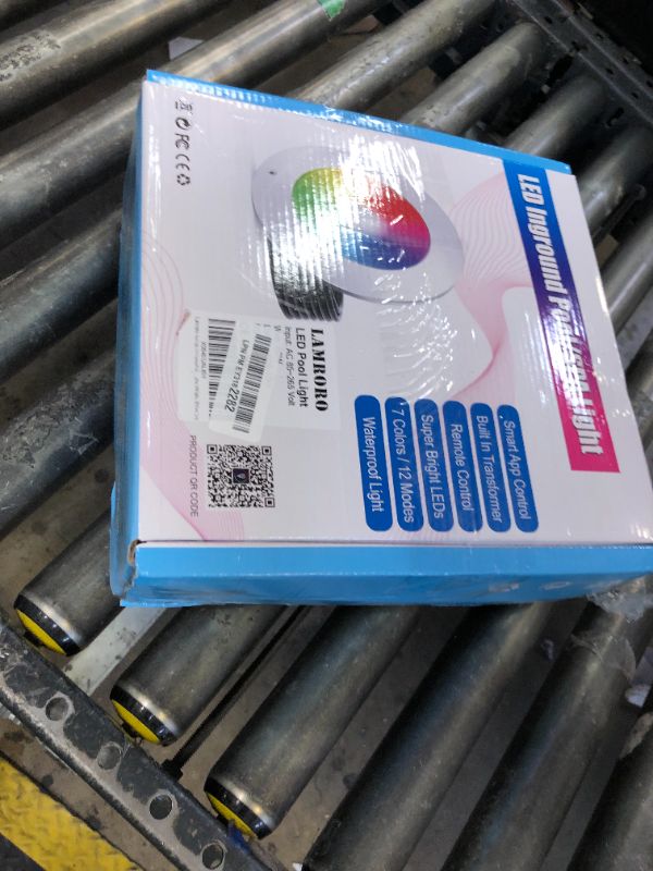 Photo 1 of LED Pool Lights for Inground Pool, 60W10 Inch Pool Lights,ColorColor Changing Underwater Light with APP/Remote/Controller, 12V Safe Low Voltage, IP68 Waterproof, Fits 10" Wet Niches, 50FT Cord