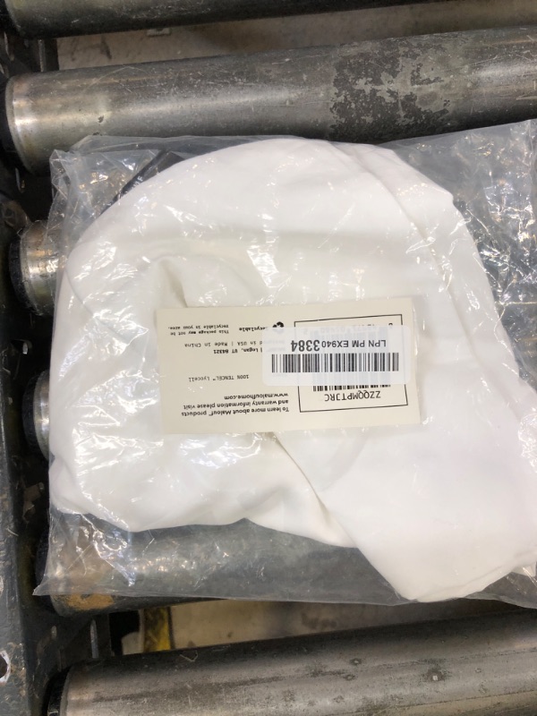 Photo 1 of MALOUF Tencel Pillow Replacement Cover - Elegant Design - Cool Feel - for Sensitive Skin - Eco Friendly Process - Hypoallergenic, Queen