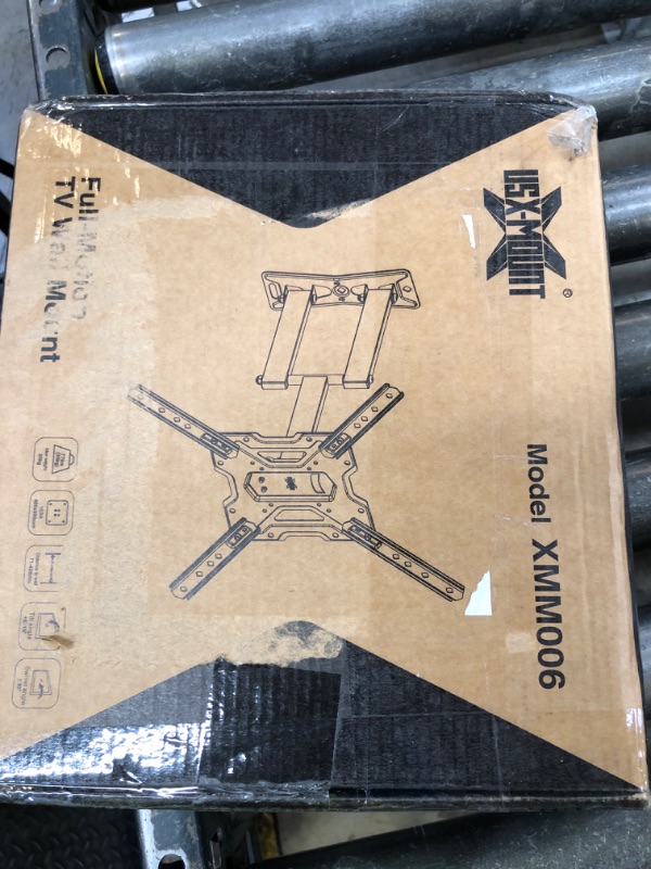 Photo 1 of USX MOUNT UL Listed Full Motion TV Mount, Swivel Articulating Tilt TV Wall Mount for 26-55Inch LED, 4K, Wall Mount Bracket with VESA 400x400mm Up to 77lbs, Perfect Center Design -XMM006-1