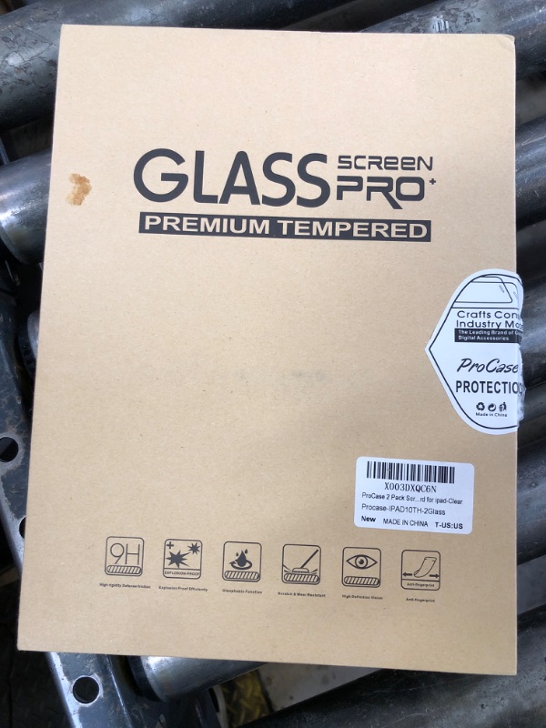 Photo 1 of ProCase 2 Pack Screen Protector for iPad A16 2025 11th/10th 2022 Generation (11-inch/10.9), Tempered Glass Film Guard -Clear