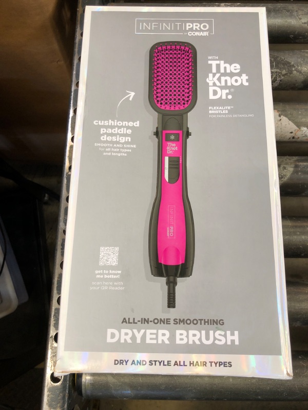 Photo 1 of INFINITI PRO CONAIR All-in-One Smoothing Dryer Brush, Hair Dryer, Hot Air Brush