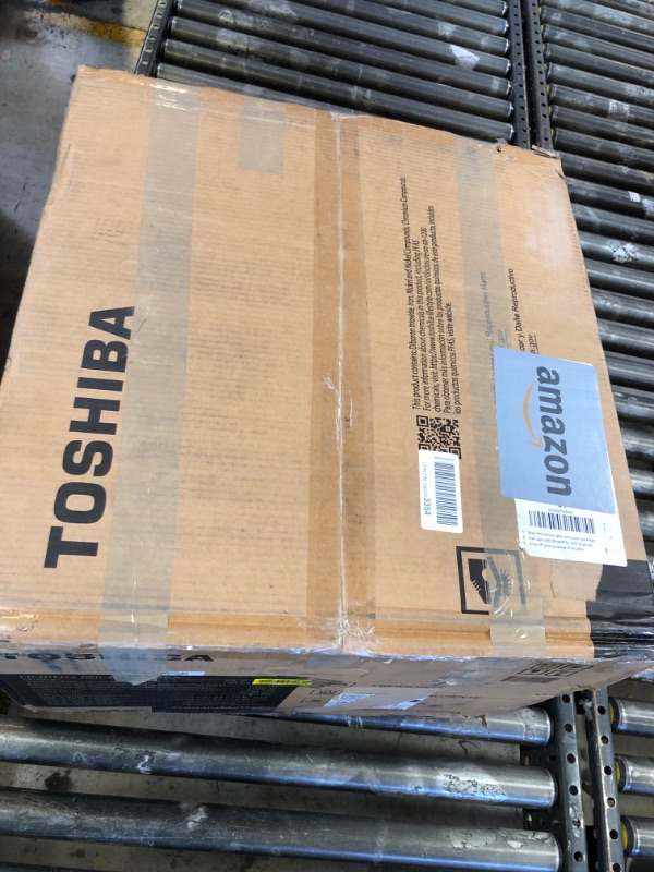 Photo 1 of Sealed Toshiba Air Fryer Combo 4-in-1 Countertop Microwave Oven, Smart Sensor, Convection, Mute Function, Position Memory 13.6" Turntable, 1.5 Cu Ft, 1000W, Silver, ML-EC42P(SS)