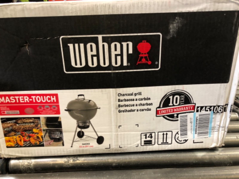 Photo 1 of Weber Master-Touch 22" Charcoal Grill, Smoke