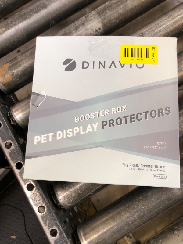 Photo 1 of Dinavio Crafthouse Plastic PKMN Booster Box Protector 5 Pack - Booster Box Case Display Protectors - Compatible with English Modern PKMN Booster Boxes - 0.5mm Thick (Pack of 5)