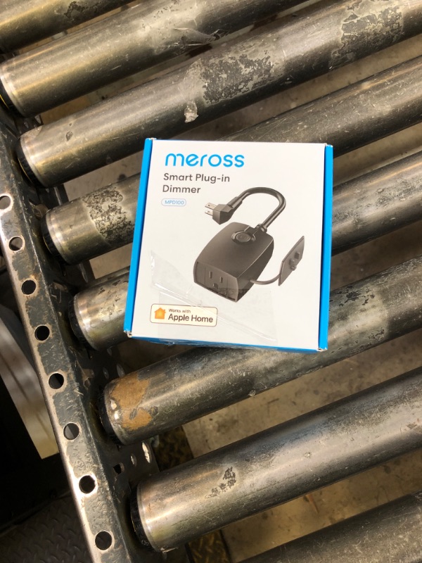 Photo 1 of meross Outdoor Dimmer Plug, Smart Outdoor Plug Works with Apple HomeKit, Alexa, Google Home, IP44 Outdoor Dimmer for String Lights Lamps, Patio Lights with Voice & Remote Control, Schedule & Timer