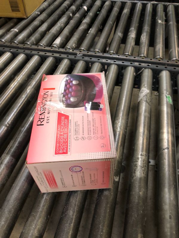 Photo 1 of Remington Ionic Conditioning Hair Setter, 20 Velvet Hair Rollers, 6 Large (1¼”), 10 Medium (1"), 4 Small (¾”), Blowout Style Hair Curlers