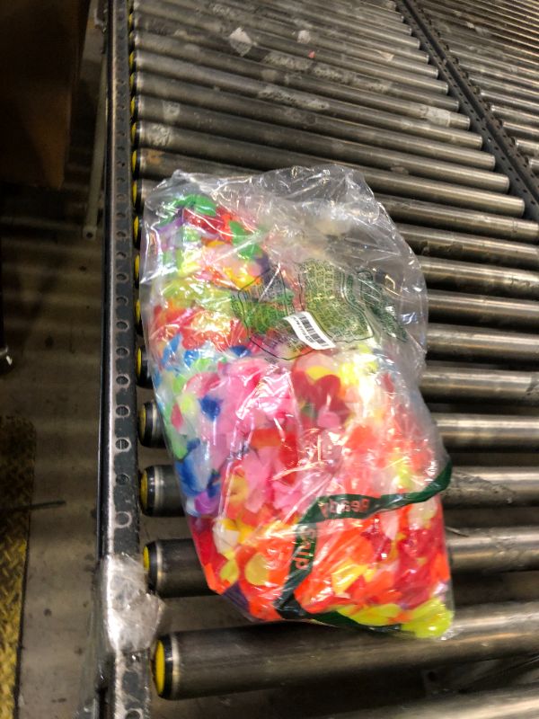 Photo 1 of 120 Packs Hawaiian Luau Leis Bulk Tropical Hawaii Theme Silk Flower Necklace Summer Beach Party Decorations Birthday Party Favors