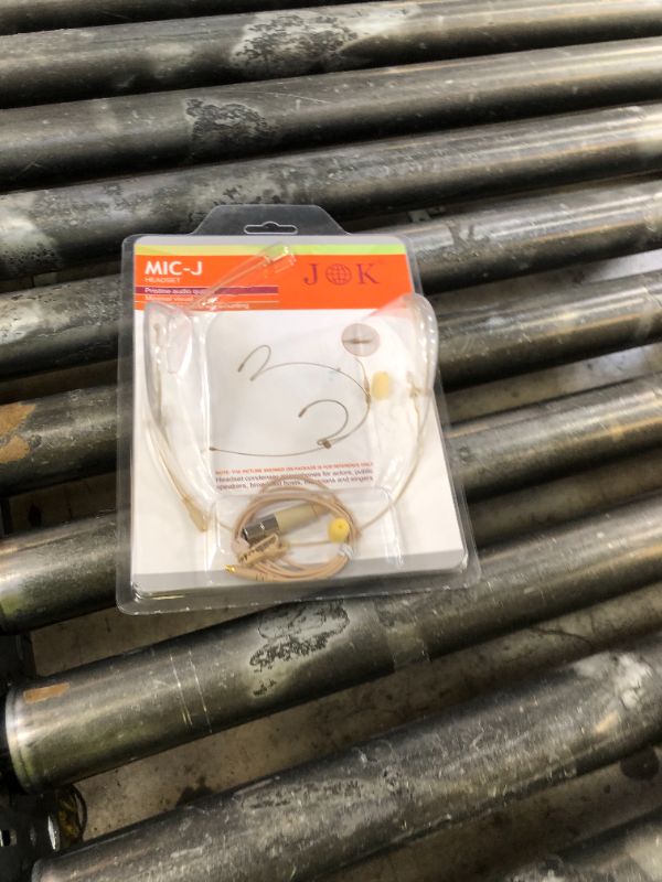 Photo 1 of J K Professional Headset/Headworn Microphone MIC-J 071S Compatible with Shure Wireless System - TA4F Microdot Detachable Cable