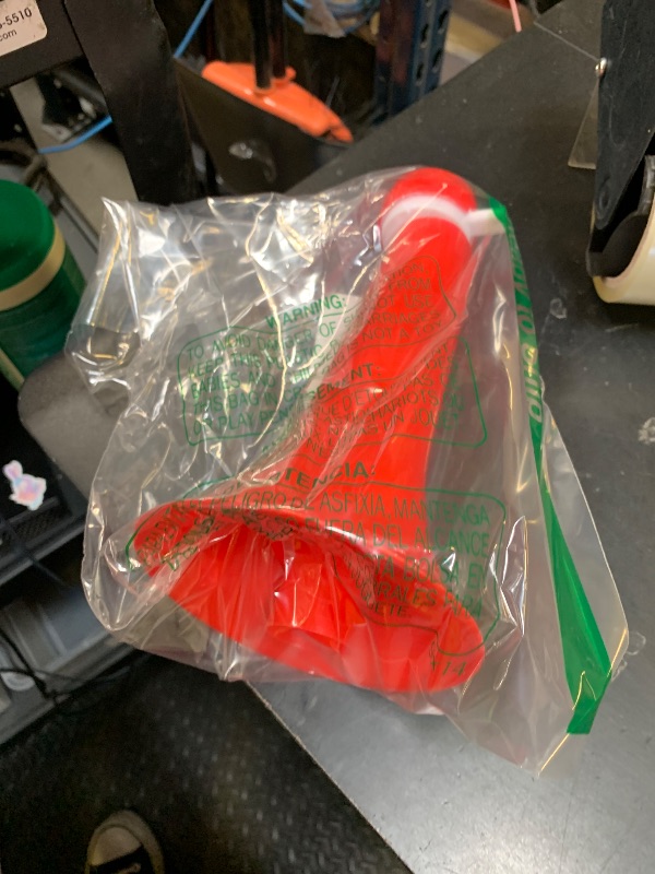 Photo 1 of Collapsible Stadium Horn 20.5 Inch Vuvuzela Plastic Trumpet Horn Red Blow Horn Loud Sound Soccer Horn Noisemakers for Sporting Events Graduation Games School Party Supplies