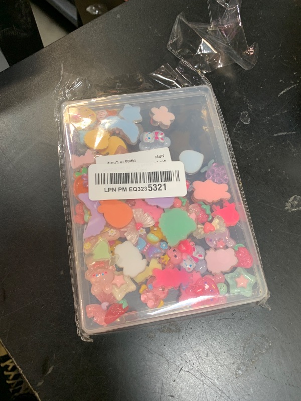 Photo 1 of 60Pcs Mixed Colors Slime Charms Assorted Cute Jelly Embellishments Bulk, Random Kawaii Accessories, Flatback Ornament Resin Charms for Phone Junk Cases,Hairpins Scrapbooking Crafting & DIY Decoration