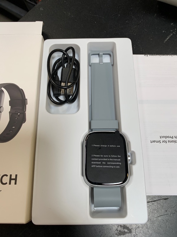 Photo 1 of Smart Watch, SmartWatch for Men Women HD Touch Screen Answer/Make Call, IP68 Waterproof 120+ Sport Activity Tracker, Fitness Tracker with Sleep Monitor/Pedometer Heart Rate SpO2 for Android iOS