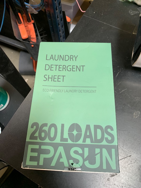 Photo 1 of Laundry Detergent Sheets 260 Loads, Fresh Scent, Eco-Friendly Liquidless Soap Strips, Plant-Based, Hypoallergenic Washing Supplies