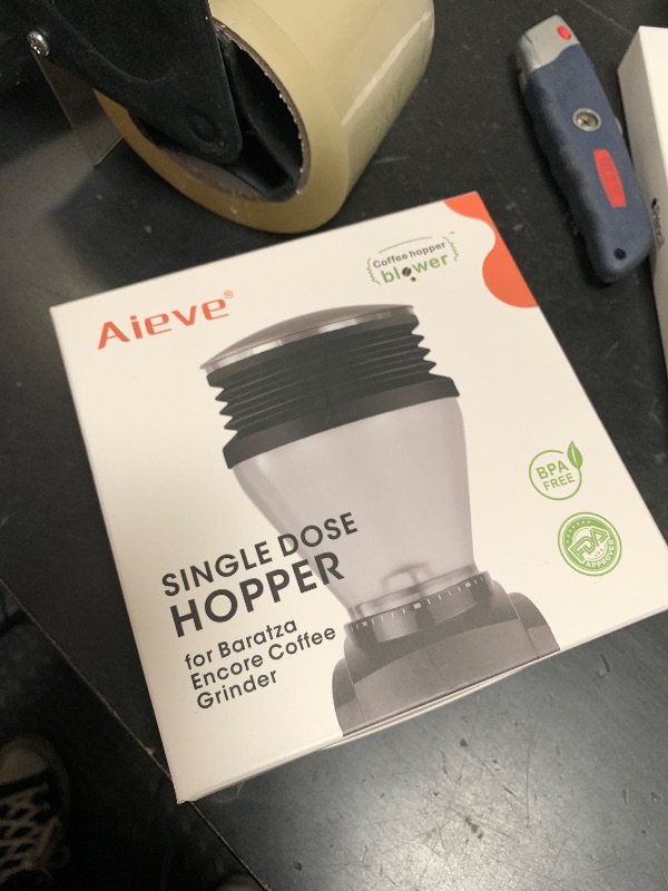 Photo 1 of Aieve Silicone Coffee Hopper Bellow Compatible with Baratza Encore Grinder ESP/Virtuosa+ Coffee Grinder,Reduce Coffee Grinds Retention