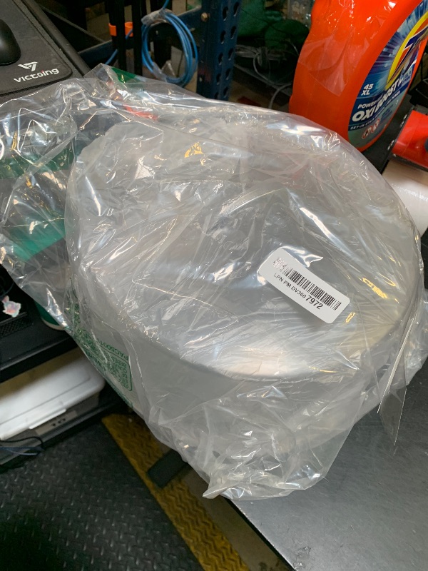 Photo 1 of Winco CKS-13C Round Acrylic Cake Stand Cover, 12-Inch, Clear