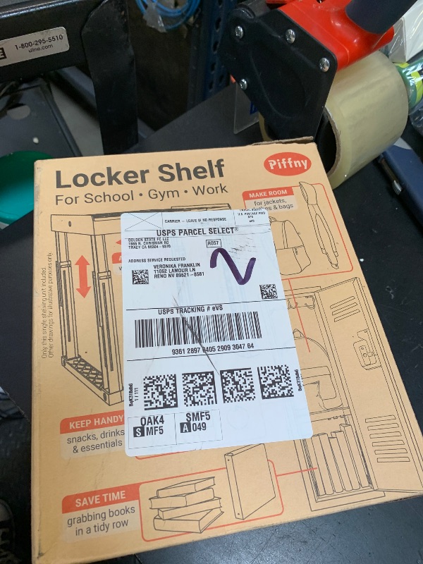 Photo 1 of Locker Organizer Shelf? Adjustable Width and Height, Ideal Locker for School, Office, and Gym Lockers (Magenta 2 Pack)