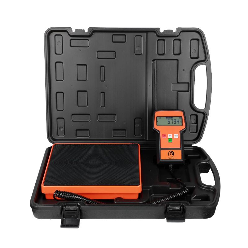 Photo 1 of 110LBS Electronic Digital Refrigerant Charging Weight Scale with Portable Case, HVAC Refrigerant Scale in Higher Precision for All Refrigerant Recovery Tanks