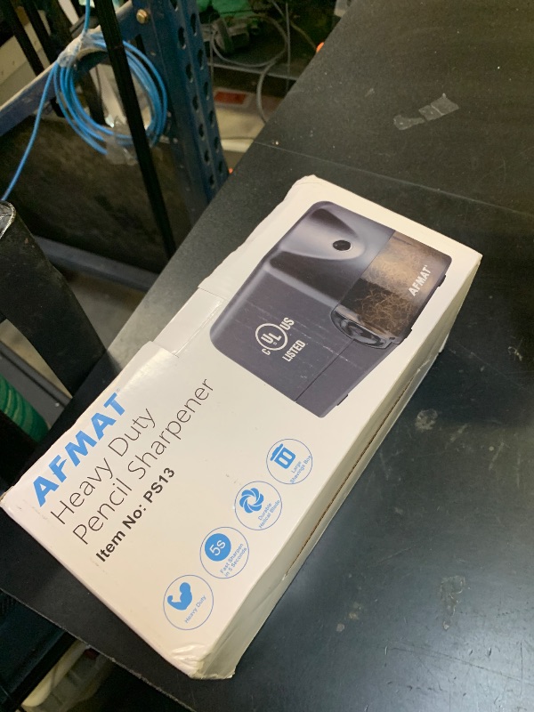 Photo 1 of AFMAT Electric Pencil Sharpener, Heavy Duty Classroom Pencil Sharpeners for 6.5-8mm No.2/Colored Pencils, UL Listed Industrial Pencil Sharpener w/Stronger Helical Blade, Model S230(Item No. PS13)