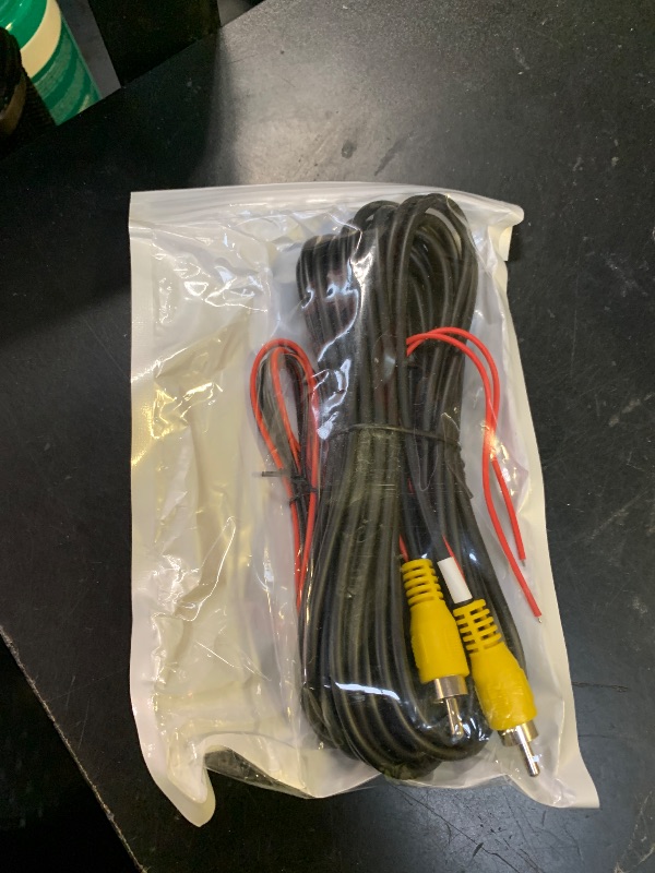 Photo 1 of VOJKOREL Upgraded Double Shielded RCA Video Cable for Display and Reversing Camera Connection AV Extension Cable,Car Rear View Camera Video Cable (20FT/6M).