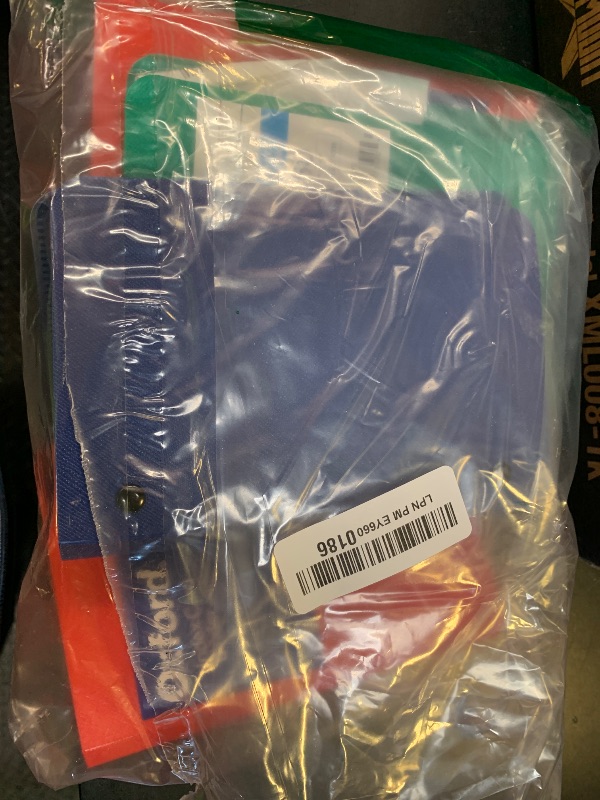 Photo 1 of Oxford Index Card Binder with Dividers, 3" x 5", Color Will Vary, 50 Cards,1 Binder (73570),Assorted (Blue, Green, Red)