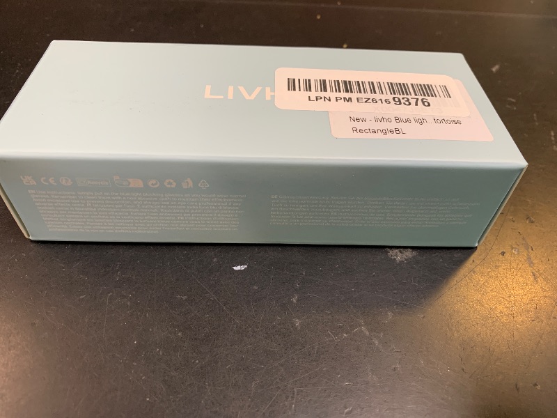 Photo 1 of livho Oversized up to 99% Blue Light Blocking Glasses for Woman - Rectangle Fashion Glasses for Computer, Chic Preppy Frame - Anti Eyestrain