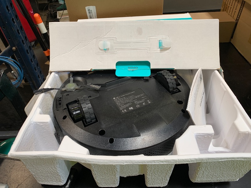 Photo 1 of Lefant M210 Robot Vacuum Cleaner, 120-Min Runtime, Compact Design, Powerful Suction, Low Noise, Wi-Fi/App/Voice Control, Self-Charging, Scheduled Cleaning, Ideal for Pet Hair and Hard Floors, Black