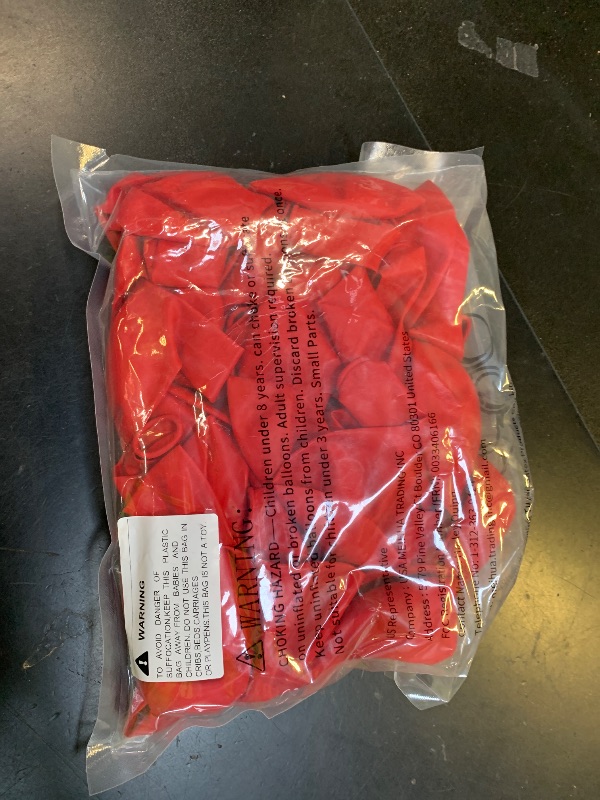 Photo 1 of Red Balloon 110pcs, Red Latex Balloons12 inch for Birthday Valentine's Day Wedding(with 2 Ribbons).
