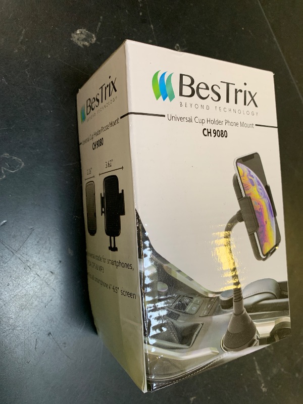 Photo 1 of Bestrix Universal Car Cup Holder Mount, Fits Most Standard Cup Holders, Compatible with iPhone 14/14 Plus/14 Pro/14 Pro Max