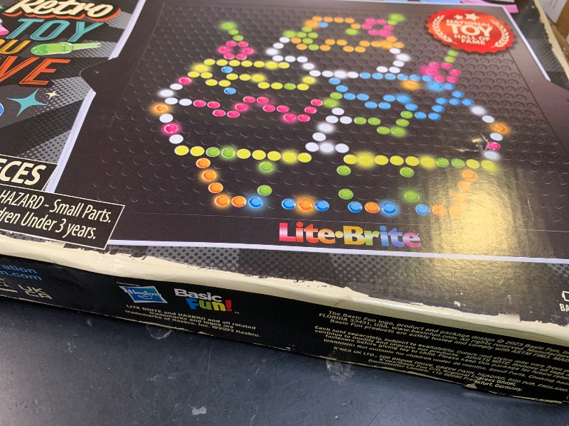 Photo 1 of Lite Brite Classic, Favorite Retro Toy - Create Art with Light, STEM, Educational Learning, Holiday, Birthday, Gift, Boys, Kid, Toddler, Girls Age 4+