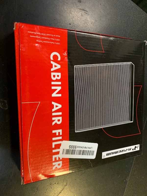 Photo 1 of A-Premium Cabin Air Filter w/Activated Carbon Compatible with Toyota, Lexus, Land Rover, Scion, Subaru, Pontiac & Jaguar - Camry, RAV4, Highlander, Corolla, Sienna, Tundra, Prius, 4Runner, Outback