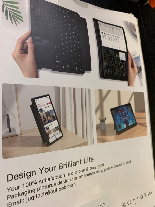 Photo 1 of ZENLU iPad 10th 11th Generation Case with Keyboard Detachable, Rugged Protective Case with 7-Color Backlit Keyboard, Multi-Touch Trackpad, Pencil Holder, Vertical Kickstand for iPad 10/11 Gen (Black)