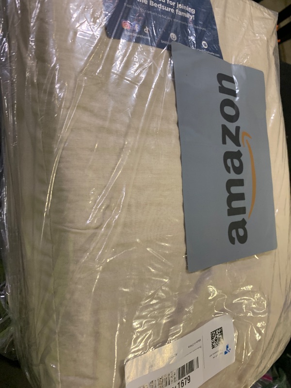 Photo 1 of Bedsure Cotton Duvet Cover King - 100% Cotton Waffle Weave Linen Color Duvet Cover, GentleSoft™ and Breathable King Bedding Set for All Season, 3 Pieces, 104"x90"