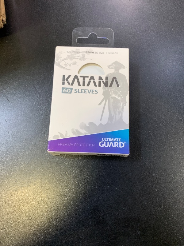 Photo 1 of Ultimate Guard Katana Sleeves Japanese Size White (60)