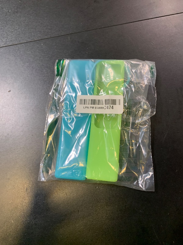 Photo 1 of 2 Pack Remote Cover for Samsung Smart TV, Silicone Protective Case for Samsung Solar Cell Remote 2021 2022 BN59-01357 BN59-01385 BN59-01265A Anti-Slip Remote Case Glow in Dark (Glow Green +Glow Blue)