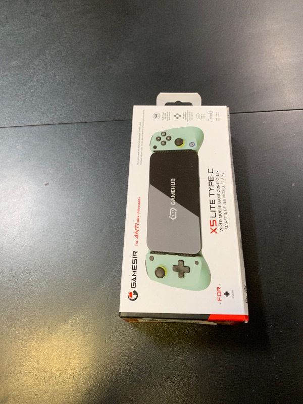 Photo 1 of GameSir X5 Lite Mobile Gaming Controller for Android, iPhone 15/iPhone 16 Series, iPad Mini 6/7(USB-C), Type-C Phone Controller with Hall Effect Sticks, Turbo Function for Call Of Duty, Genshin Impact, Minecraft, Plug and Play Gamepad(Wasabi)