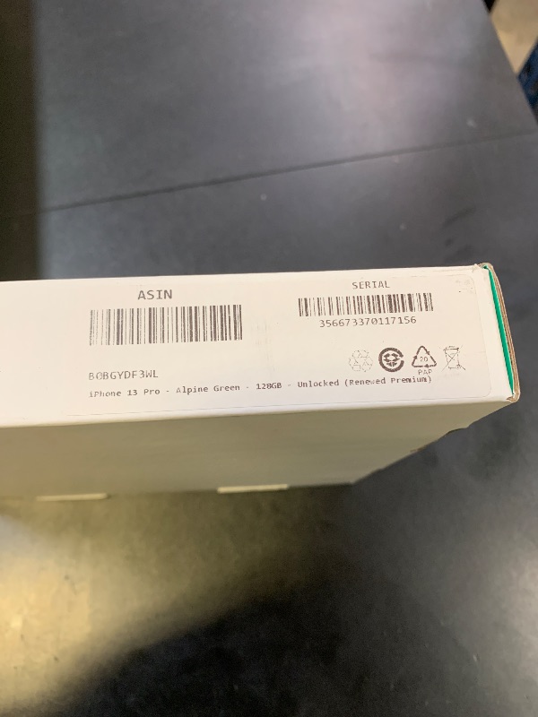 Photo 1 of Apple iPhone 13 Pro, 128GB, Alpine Green - Unlocked (Renewed Premium)