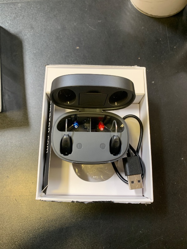 Photo 1 of BIBIED OTC Hearing Aids – Rechargeable Hearing Aids for Seniors & Adult with Smart Noise Reduction, Superior Sound, Self-Fit, Nearly Invisible, for Mild to Moderate Hearing Loss