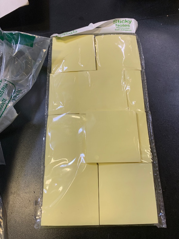 Photo 1 of (16 Pack) Sticky Notes 3x3 in Canary Yellow, Clean Removal, Recyclable, Self-Stick Pads, Easy to Post for Home, Office, Notebook