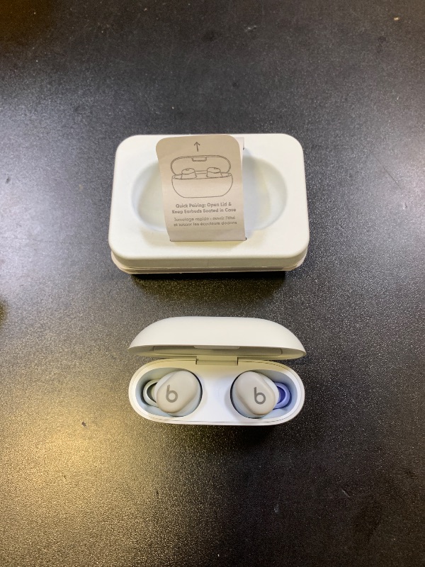 Photo 1 of Beats Solo Buds - Wireless Bluetooth Earbuds | 18 Hours of Battery Life | Apple & Android Compatibility | Built-in Microphone - Storm Gray