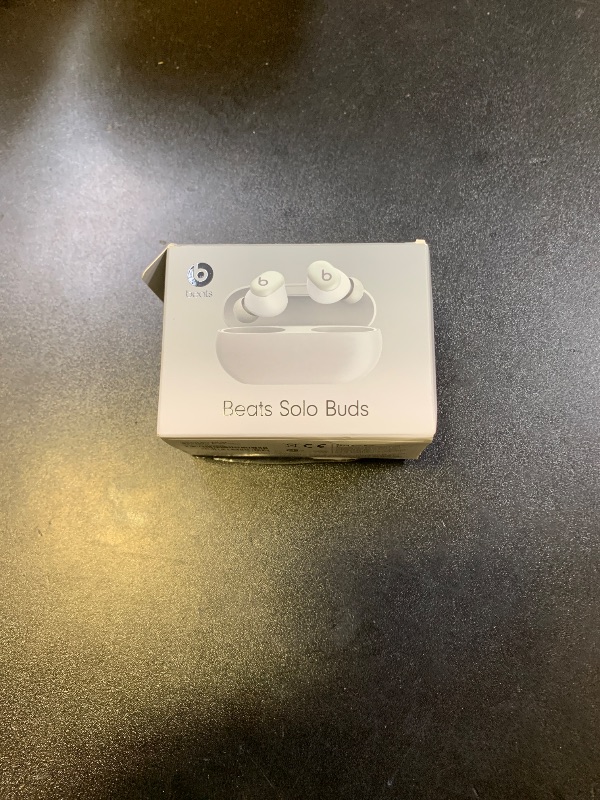 Photo 1 of Beats Solo Buds - Wireless Bluetooth Earbuds | 18 Hours of Battery Life | Apple & Android Compatibility | Built-in Microphone - Storm Gray