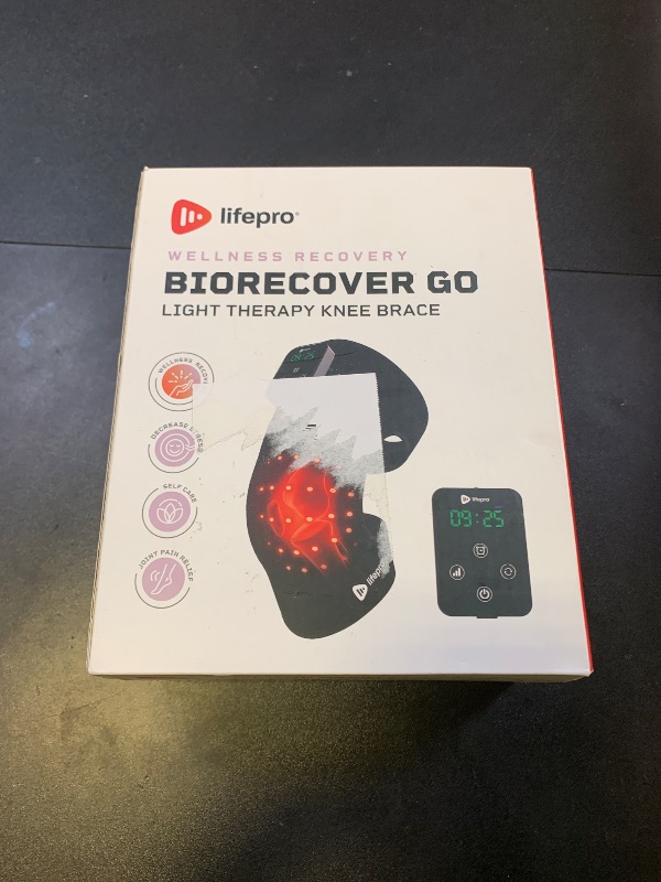 Photo 1 of LifePro Red Light Therapy Knee Brace - Portable Infrared Device for Pain Relief, Stiffness, and Recovery - Ideal Knee Massager for Athletes and Active Lifestyles