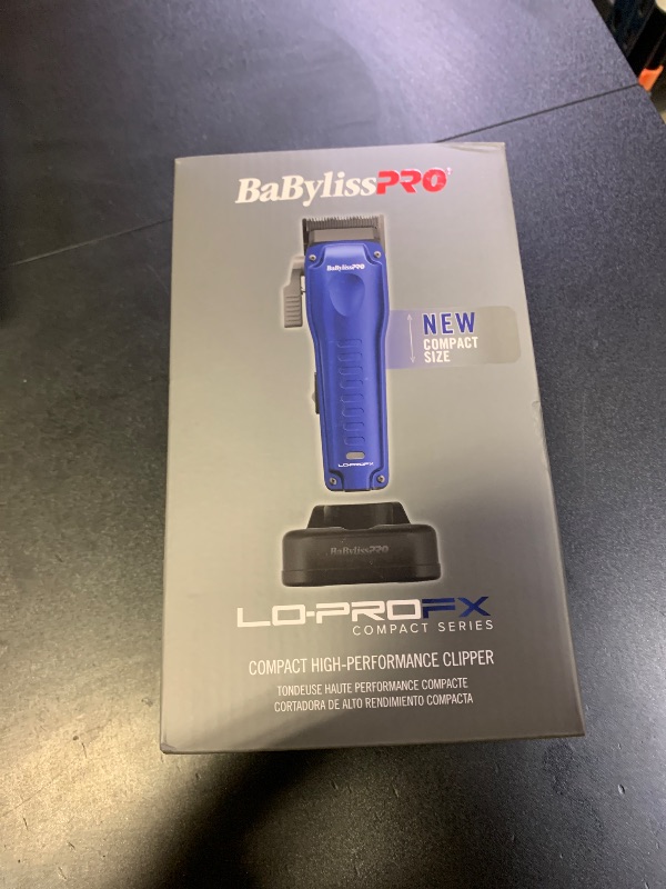Photo 1 of BaBylissPRO High-Performance LO-PROFX Compact Clipper for Hair