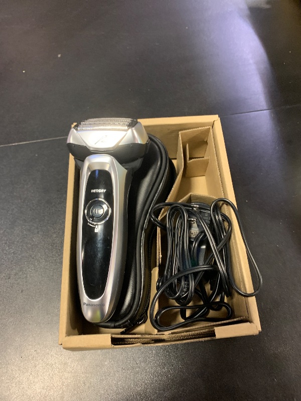 Photo 1 of Panasonic ARC5 Electric Razor for Men with Pop-Up Trimmer, Wet/Dry 5-Blade Electric Shaver with Intelligent Shave Sensor and Multi-Flex Pivoting Head – ES-LV65-S (Silver)