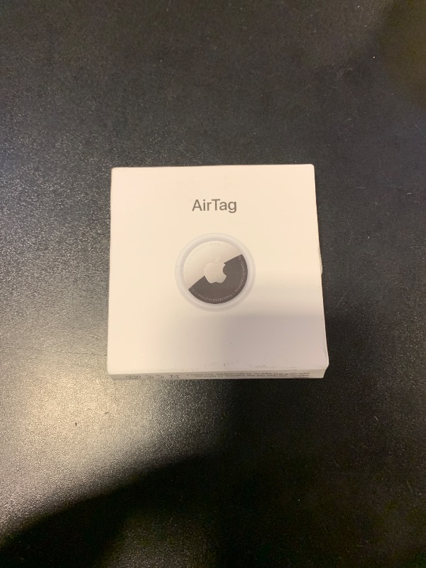 Photo 1 of Apple AirTag. Keep Track of and find Your Keys, Wallet, Luggage, Backpack, and More. Simple one-tap Set up with iPhone or iPad