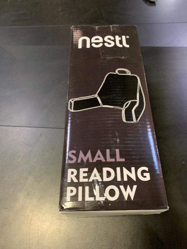 Photo 1 of Nestl Reading Pillow for Kids & Teens with Shredded Memory Foam, Backrest Pillows for Reading, Watching, and Gaming, Use on The Couch, Bed, or Floor, Adjustable Support with Washable Cover Black