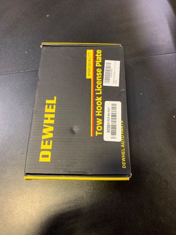 Photo 1 of DEWHEL Front Bumper Tow Hook License Plate Mount Bracket Holder Bolt On for BMW F22 F30 F31 F32 F33 F36 F10 F11 F07 F25 F26 F15 F16 2 3 4 5 Series